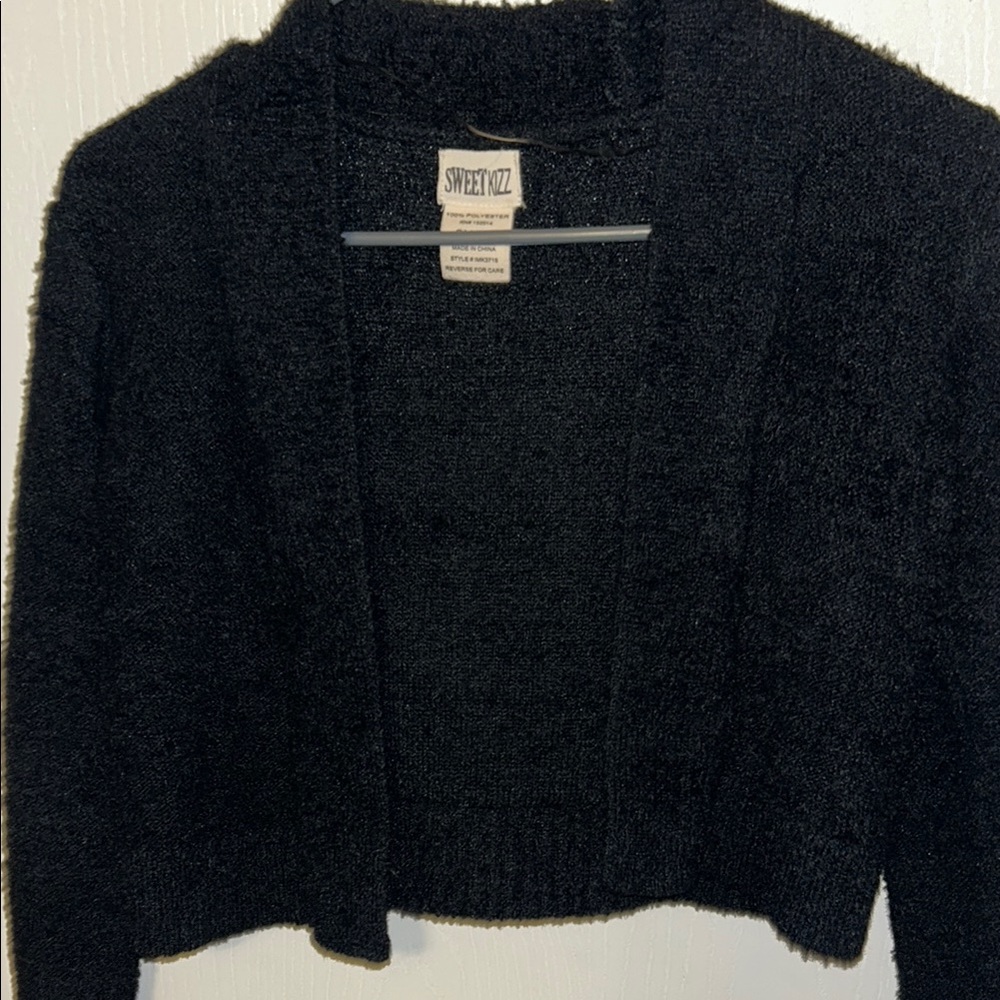Black Women's Cardigan Sweater